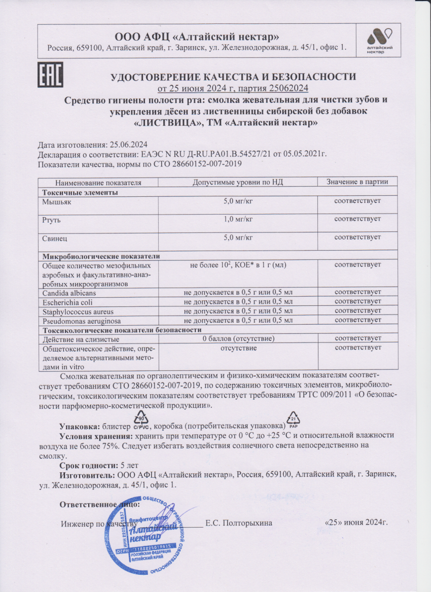 Паспорт №062024